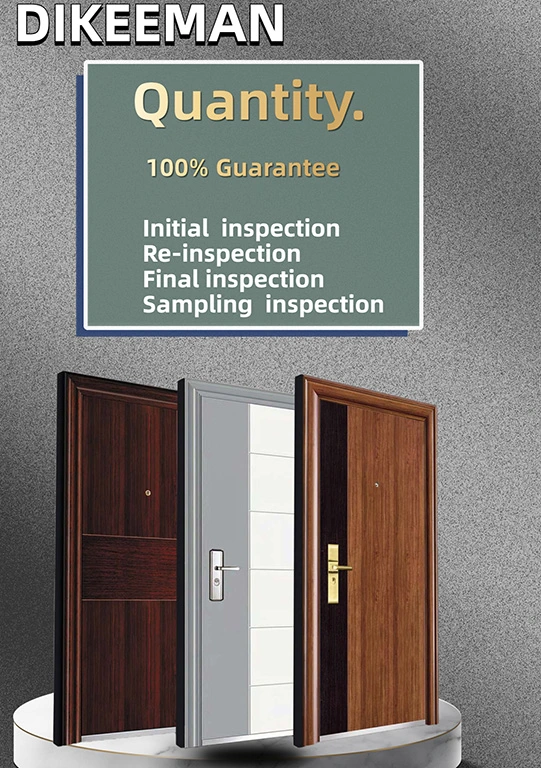 Composite Antirust Steel Metal Security Doors Reliable Safety Steel Door