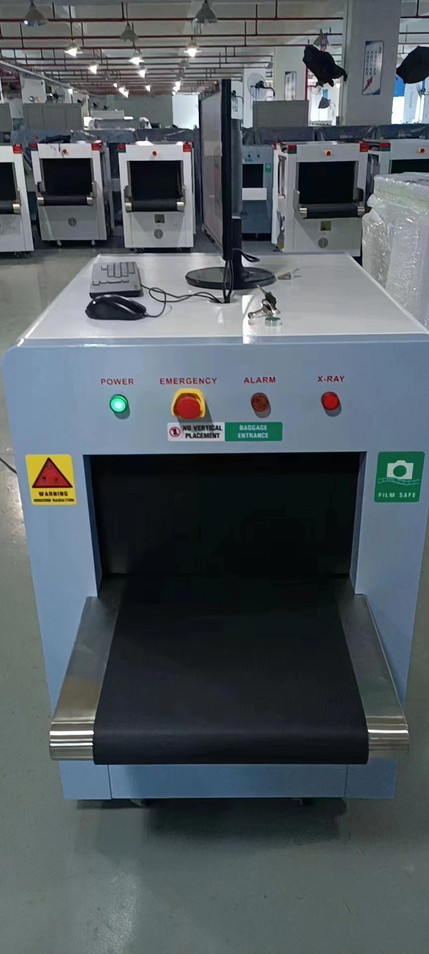 160kv Single View 10080c Package X-ray Baggage Scanner Machine for Airport