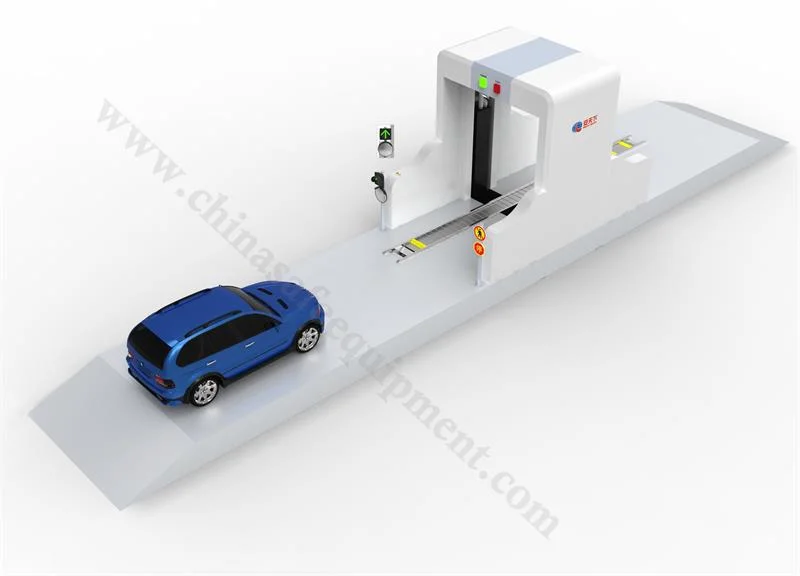 Compact Vehicle Car X-ray Inspection System at Custom Checkpoints Using for Car Security System